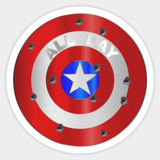 America - All Day Sticker